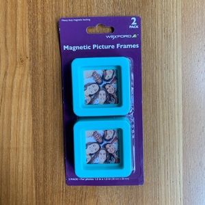 Magnetic Picture Frames, 2 pack, 1.5 in x 1.5 in
